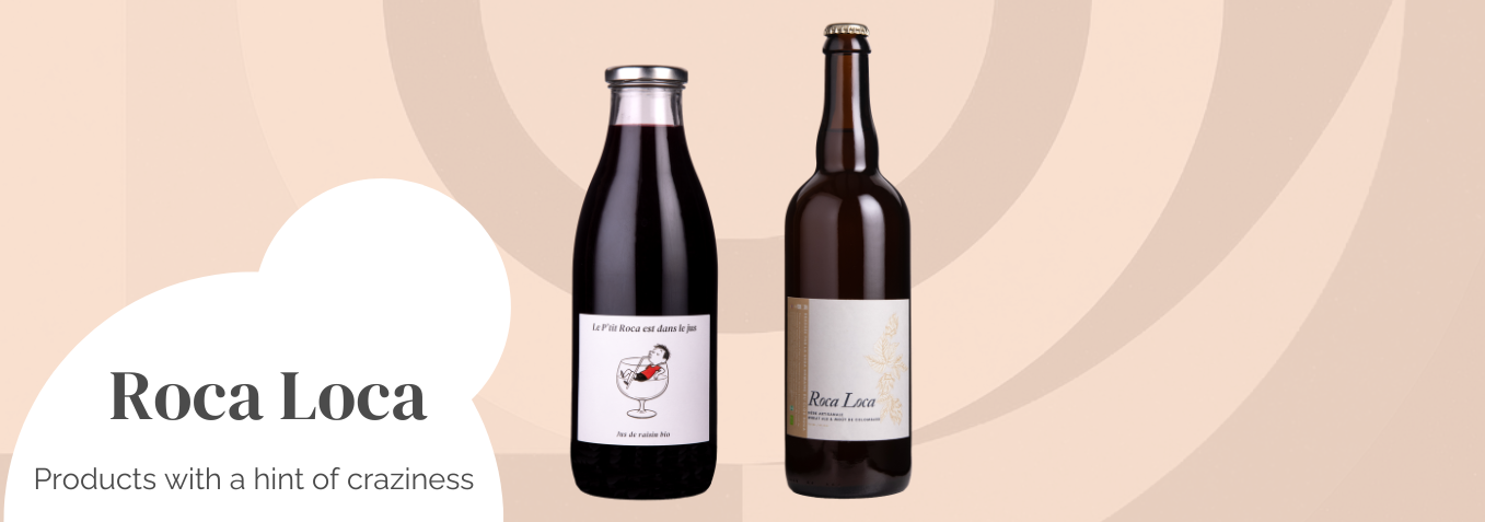 Photo of juice and beer from Clos Roca